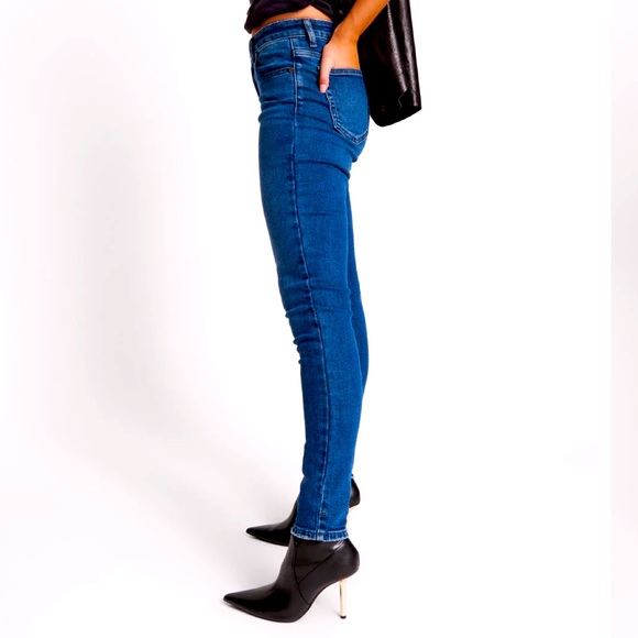 One Teaspoon Denim - ONE TEASPOON INDIGO FREEBIRDS II HIGH WAIST STRETCH SKINNY JEAN- stretch 😎❣️‼️